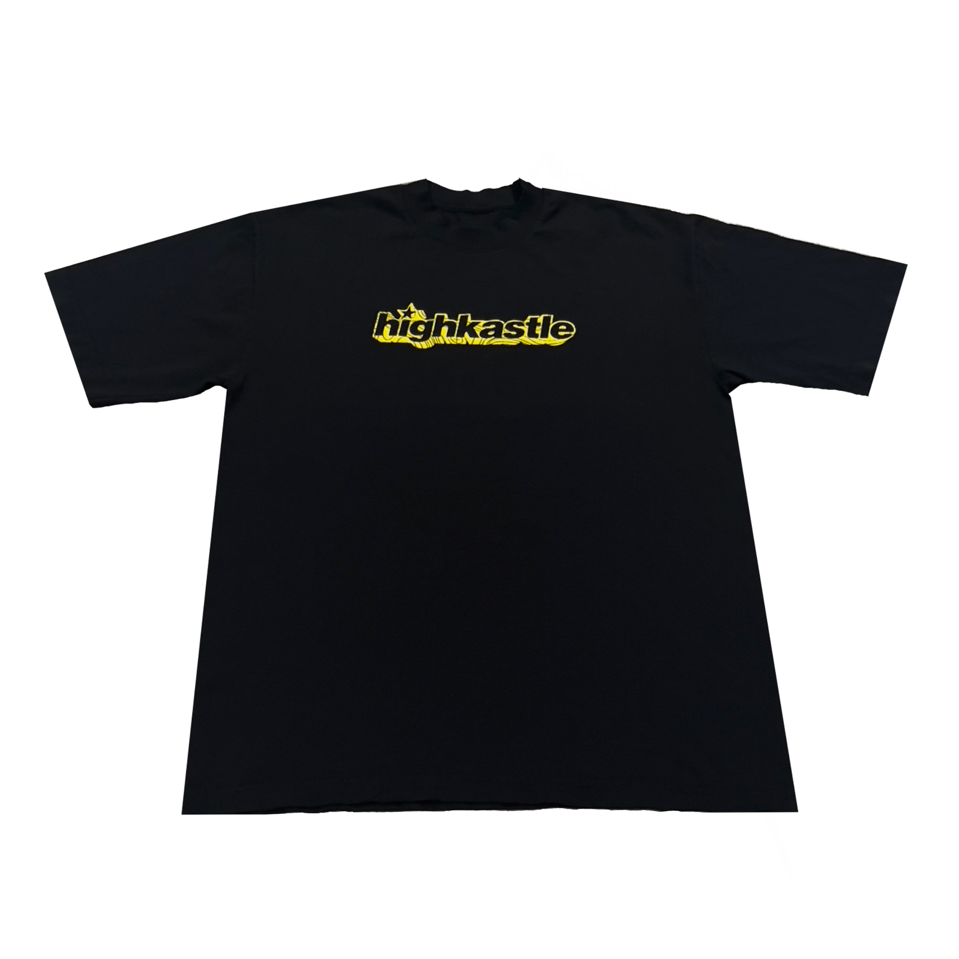 HIGHKASTLE TOPO TEE BLACK/YELLOW