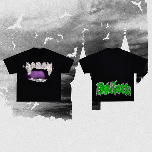 HIGHKASTLE GRILL TEE BLACK/GREEN